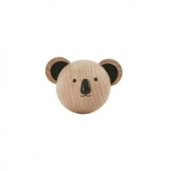 OYOY Living Design Portemanteaux Et Patères Enfant Crochet Mini Koala En Bois H5x7,5x6,5cm