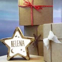 Vintiun Veilleuses Pour Bébé Etoile Lumineuse Personnalisable -Luminaires enfant Soldes etoile lumineuse personnalisable 4