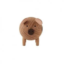 OYOY Living Design Objets Déco Enfant Figure Cochon En Bois H6,6x11,2x5,5cm -Luminaires enfant Soldes figure cochon en bois h6 6x11 2x5 5cm 4