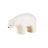 T-Lab Objets Déco Enfant Figurine En Bois Ours Polaire