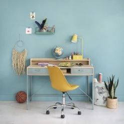 Maisons Du Monde Objets Déco Enfant Globe Terrestre Carte Du Monde Animaux En Métal Bleu Et Multicolore -Luminaires enfant Soldes globe terrestre carte du monde animaux en metal bleu et multicolore 1000 9 18 206576 7