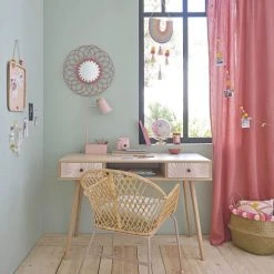 Maisons Du Monde Objets Déco Enfant Globe Terrestre Carte Du Monde Rose En Métal Doré -Luminaires enfant Soldes globe terrestre carte du monde rose en metal dore 1000 10 19 206577 2