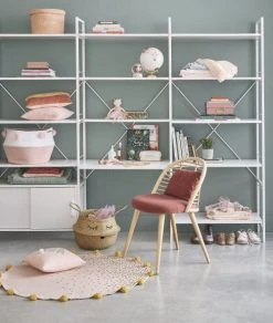 Maisons Du Monde Objets Déco Enfant Globe Terrestre Carte Du Monde Rose En Métal Doré -Luminaires enfant Soldes globe terrestre carte du monde rose en metal dore 1000 10 19 206577 7