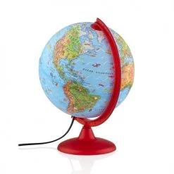 Tecnodidattica Objets Déco Enfant Globe Terrestre Illustré 25 Cm Lumineux Textes En Français -Luminaires enfant Soldes globe terrestre illustre 25 cm lumineux textes en francais 3