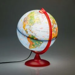 Tecnodidattica Objets Déco Enfant Globe Terrestre Illustré 25 Cm Lumineux Textes En Français -Luminaires enfant Soldes globe terrestre illustre 25 cm lumineux textes en francais 4