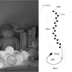 La Case De Cousin Paul Déco Lumineuses Enfant Guirlande Veilleuse Bébé 16 LED 6 La Case De Cousin Paul Déco Lumineuses Enfant Guirlande Veilleuse Bébé 16 LED -Luminaires enfant Soldes guirlande veilleuse bebe 16 led 8