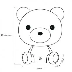 Mr Maria Luminaires Enfant Guirlandes Et Objets Lumineux Kids En Plastique_synthetic Blanc -Luminaires enfant Soldes guirlandes et objets lumineux kids en plastique synthetic blanc 2