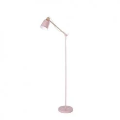Maisons Du Monde Lampadaires Enfant Lampadaire Ajustable En Métal Rose Et Bois D'hévéa H149