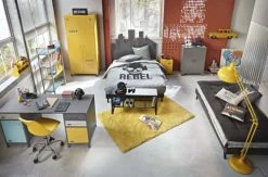 Maisons Du Monde Lampadaires Enfant Lampadaire Orientable En Métal Jaune -Luminaires enfant Soldes lampadaire orientable en metal jaune 1000 10 8 134939 16