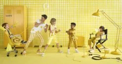 Maisons Du Monde Lampadaires Enfant Lampadaire Orientable En Métal Jaune -Luminaires enfant Soldes lampadaire orientable en metal jaune 1000 10 8 134939 17