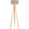 BPS Koncept Lampadaires Enfant Lampadaire Tissu Rose 40x40x141cm