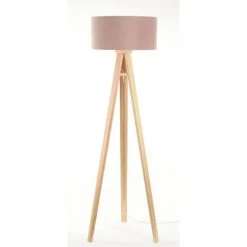 BPS Koncept Lampadaires Enfant Lampadaire Tissu Rose 40x40x141cm -Luminaires enfant Soldes lampadaire tissu rose 40x40x141cm 2