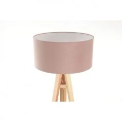 BPS Koncept Lampadaires Enfant Lampadaire Tissu Rose 40x40x141cm -Luminaires enfant Soldes lampadaire tissu rose 40x40x141cm 3