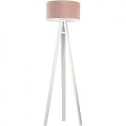 BPS Koncept Lampadaires Enfant Lampadaire Tissu Rose 40x40x141cm