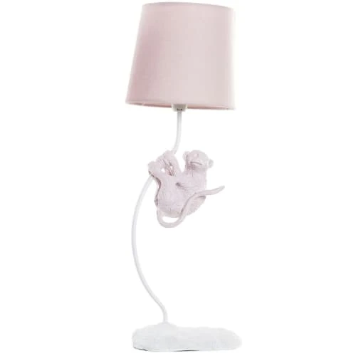 ITEM International Lampes De Chevet Enfant Lampe à Poser Singe Rose 1 ITEM International Lampes De Chevet Enfant Lampe à Poser Singe Rose