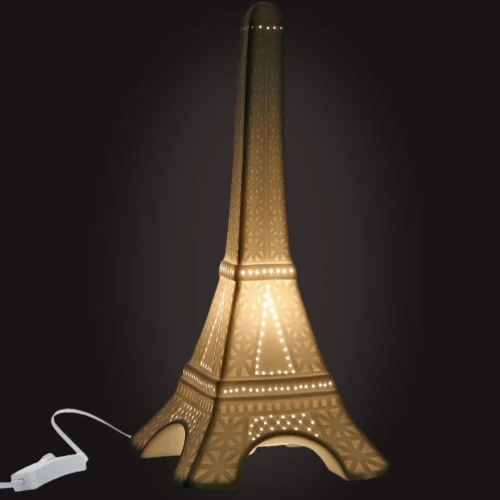 Versa Home Lampes De Chevet Enfant Lampe à Poser Tour Eiffel H33,5cm 2 Versa Home Lampes De Chevet Enfant Lampe à Poser Tour Eiffel H33,5cm – Image 2