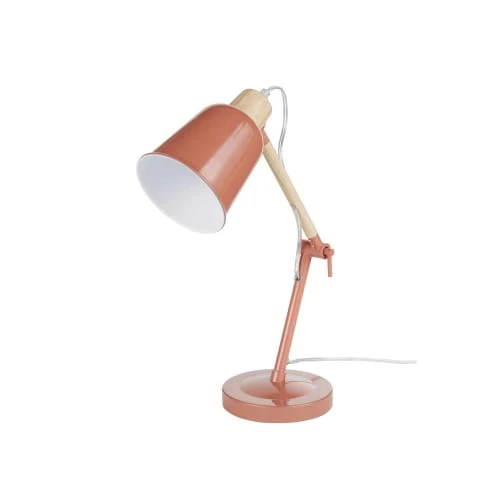 Maisons Du Monde Lampes De Chevet Enfant Lampe De Bureau En Bois D'hévéa Et Métal Terracotta 1 Maisons Du Monde Lampes De Chevet Enfant Lampe De Bureau En Bois D'hévéa Et Métal Terracotta