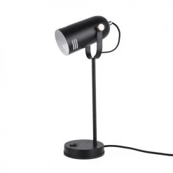 Present Time Lampes De Chevet Enfant Lampe De Bureau Husk Métal Noir -Luminaires enfant Soldes lampe de bureau husk metal noir 4