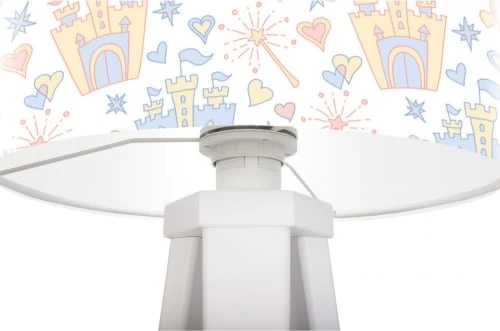 BPS Koncept Lampes De Chevet Enfant Lampe De Chevet Enfant Trépied Abat Jour Blanc Et Multicolore 2 BPS Koncept Lampes De Chevet Enfant Lampe De Chevet Enfant Trépied Abat Jour Blanc Et Multicolore – Image 2