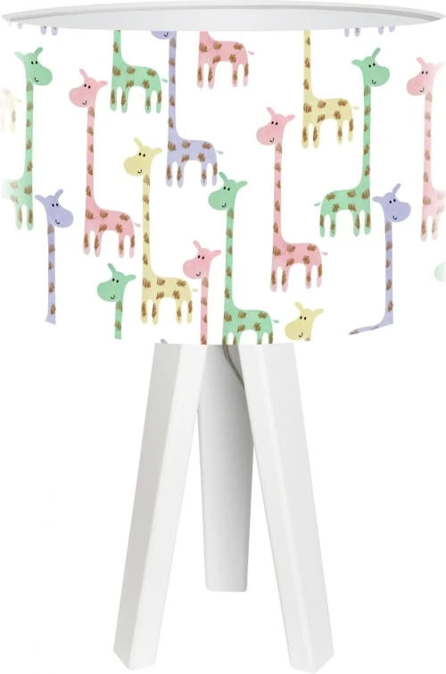 BPS Koncept Lampes De Chevet Enfant Lampe De Chevet Enfant Trépied Abat Jour Blanc Et Multicolore 1 BPS Koncept Lampes De Chevet Enfant Lampe De Chevet Enfant Trépied Abat Jour Blanc Et Multicolore