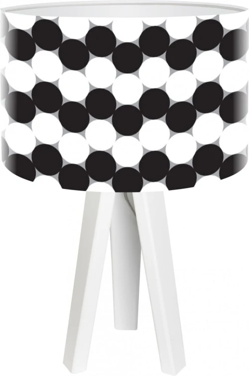 BPS Koncept Lampes De Chevet Enfant Lampe De Chevet Enfant Trépied Blanc Abat Jour Noir 1 BPS Koncept Lampes De Chevet Enfant Lampe De Chevet Enfant Trépied Blanc Abat Jour Noir
