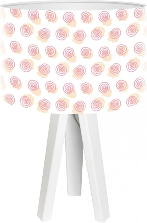 BPS Koncept Lampes De Chevet Enfant Lampe De Chevet Enfant Trépied Blanc Abat Jour Rose 1 BPS Koncept Lampes De Chevet Enfant Lampe De Chevet Enfant Trépied Blanc Abat Jour Rose