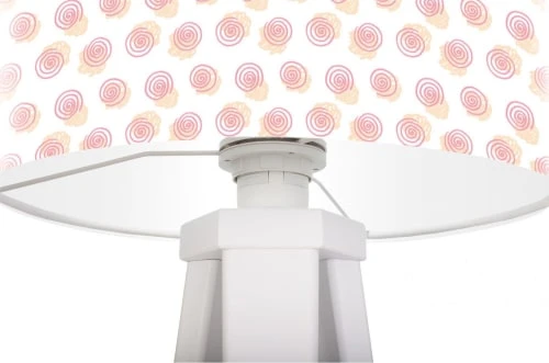 BPS Koncept Lampes De Chevet Enfant Lampe De Chevet Enfant Trépied Blanc Abat Jour Rose 2 BPS Koncept Lampes De Chevet Enfant Lampe De Chevet Enfant Trépied Blanc Abat Jour Rose – Image 2