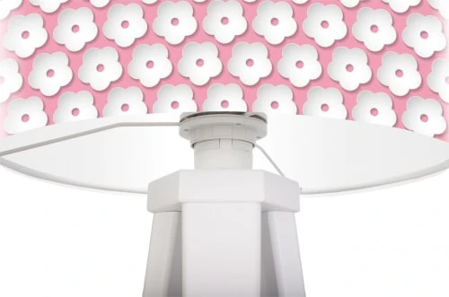 BPS Koncept Lampes De Chevet Enfant Lampe De Chevet Enfant Trépied Blanc Abat Jour Rose 2 BPS Koncept Lampes De Chevet Enfant Lampe De Chevet Enfant Trépied Blanc Abat Jour Rose – Image 2