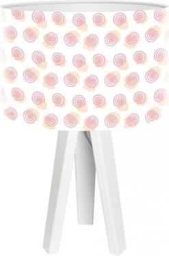BPS Koncept Lampes De Chevet Enfant Lampe De Chevet Enfant Trépied Bois Clair Abat Jour Rose -Luminaires enfant Soldes lampe de chevet enfant trepied blanc abat jour rose 39
