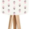 BPS Koncept Lampes De Chevet Enfant Lampe De Chevet Enfant Trépied Bois Abat Jour Multicolore