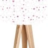 BPS Koncept Lampes De Chevet Enfant Lampe De Chevet Enfant Trépied Bois Abat Jour Multicolore