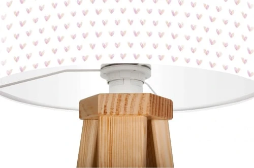 BPS Koncept Lampes De Chevet Enfant Lampe De Chevet Enfant Trépied Bois Abat Jour Multicolore 2 BPS Koncept Lampes De Chevet Enfant Lampe De Chevet Enfant Trépied Bois Abat Jour Multicolore – Image 2