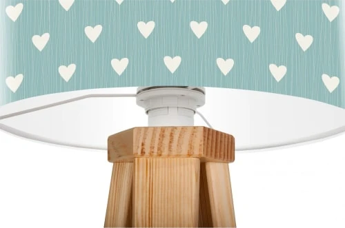 BPS Koncept Lampes De Chevet Enfant Lampe De Chevet Enfant Trépied Bois Clair Abat Jour Bleu 2 BPS Koncept Lampes De Chevet Enfant Lampe De Chevet Enfant Trépied Bois Clair Abat Jour Bleu – Image 2