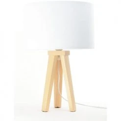 BPS Koncept Lampes De Chevet Enfant Lampe De Table Tissu Blanc 30x30x46cm 9 BPS Koncept Lampes De Chevet Enfant Lampe De Table Tissu Blanc 30x30x46cm -Luminaires enfant Soldes lampe de table tissu blanc 30x30x46cm 11