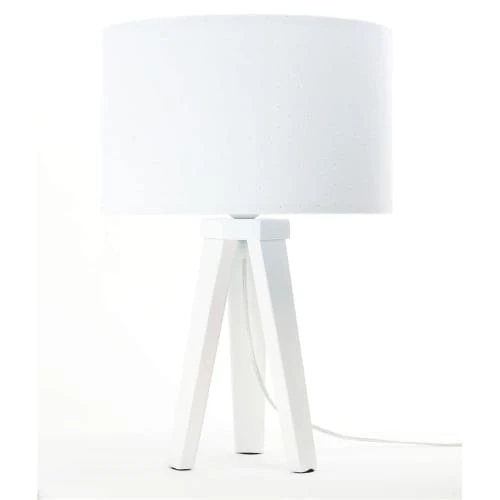 BPS Koncept Lampes De Chevet Enfant Lampe De Table Tissu Blanc 30x30x46cm 6 BPS Koncept Lampes De Chevet Enfant Lampe De Table Tissu Blanc 30x30x46cm – Image 6