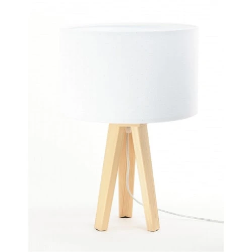 BPS Koncept Lampes De Chevet Enfant Lampe De Table Tissu Blanc 30x30x46cm 1 BPS Koncept Lampes De Chevet Enfant Lampe De Table Tissu Blanc 30x30x46cm