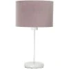 BPS Koncept Lampes De Chevet Enfant Lampe De Table Tissu Rose 26x26x44cm