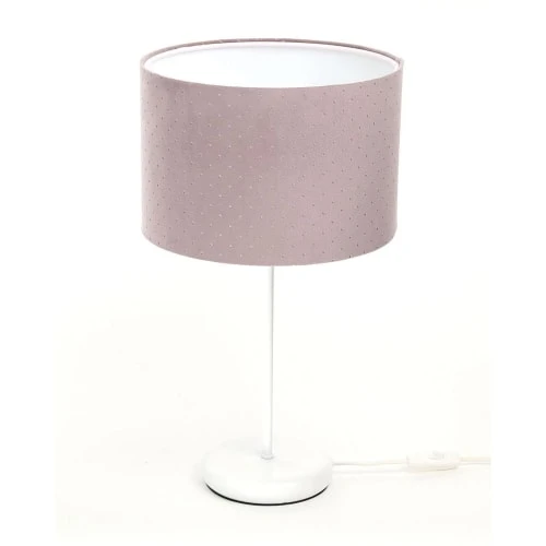 BPS Koncept Lampes De Chevet Enfant Lampe De Table Tissu Rose 26x26x44cm 3 BPS Koncept Lampes De Chevet Enfant Lampe De Table Tissu Rose 26x26x44cm – Image 3