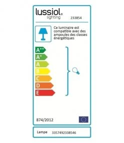 Lussiol Lighting Lampes De Chevet Enfant Lampe En Métal Blanc H.23 Cm -Luminaires enfant Soldes lampe en metal blanc h 23 cm 4