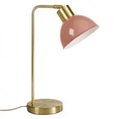 Maisons Du Monde Lampes De Chevet Enfant Lampe En Métal Rose Et Doré
