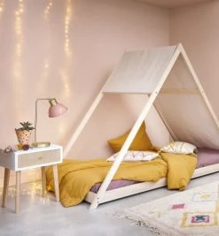 Maisons Du Monde Lampes De Chevet Enfant Lampe En Métal Rose Et Doré -Luminaires enfant Soldes lampe en metal rose et dore 1000 11 0 206476 8