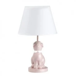 Maisons Du Monde Lampes De Chevet Enfant Lampe Lapin En Céramique Rose Abat-jour Blanc -Luminaires enfant Soldes lampe lapin en ceramique rose abat jour blanc 1000 9 38 182283 1