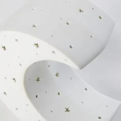 Luminaires enfant Soldes -Luminaires enfant Soldes lampe lune en porcelaine ajouree blanche 1000 7 26 193382 2