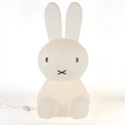 Mr Maria Lampes De Chevet Enfant Lampe Miffy XXL Blanche H80cm -Luminaires enfant Soldes lampe miffy xxl blanche h80cm 2