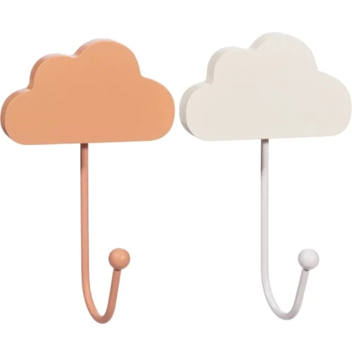 Sass & Belle Portemanteaux Et Patères Enfant Lot De 2 Patères Nuage 1 Sass & Belle Portemanteaux Et Patères Enfant Lot De 2 Patères Nuage