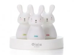 Olala Luminaires Enfant Lot De 3 Veilleuses Nomades Lapin Léo, Léni & Lila