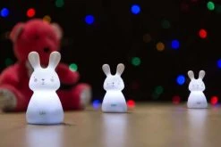 Olala Luminaires Enfant Lot De 3 Veilleuses Nomades Lapin Léo, Léni & Lila -Luminaires enfant Soldes lot de 3 veilleuses nomades lapin leo leni lila 5