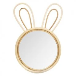 Decoratie Miroirs Enfant Miroir Bambou D20cm