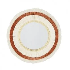 Maisons Du Monde Miroirs Enfant Miroir Beige Et Terracotta D46