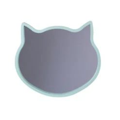 Toilinux Miroirs Enfant Miroir Chat Pour Chambre D'enfant L. 36 Cm Marron -Luminaires enfant Soldes miroir chat pour chambre d enfant l 36 cm vert 1